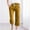 Yellow, variant on Kmdttou Fashion Womens Casual Solid Color Elastic Loose Pants Straight Wide Leg Trousers With Pocket