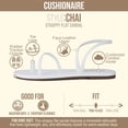 thumbnail image 2 of Cushionaire CHAI Flat Strappy Sandals for Women, Comfortable Dressy Summer Slip-On Sandal with Memory Foam, 2 of 15
