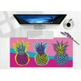 thumbnail image 5 of Gaming Mouse Pad,Desk Mat Extended Large Bright Tropical Pineapples Mouse Pad Mat with Non-Slip Base Stitched Edges Mousepad for Computer,Office,Keyboard and Laptop 31.5''''×15.7''''×0.12'''', 5 of 5