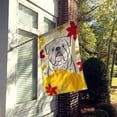 thumbnail image 2 of Carolines Treasures BB2026CHF White English Bulldog Thanksgiving Canvas House Flag, 2 of 4