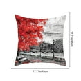 thumbnail image 3 of Fundas de almohada decorativas | Fundas de cojín navideñas para sofá y silla | Fundas de cojín de poliéster suave para sala de estar y dormitorio | Juego de 1, 3 of 6