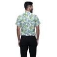 thumbnail image 3 of BESTMAN Slim Fit Shirts For Men Button Down Short Sleeve Printed Shirts For Boys, 3 of 5