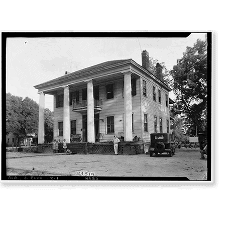 Historic Print, Cowan-Ramser House, 441 East Barbour Street, Eufaula, Barbour County, AL, 16" x 20"