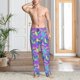 thumbnail image 2 of Balery Disco Roller Skates Pantalones de pijama para hombre, pijama ultraligero, pantalón de descanso-Large, 2 of 6
