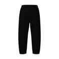 thumbnail image 6 of Mifsaly Lounge Pants Women with Pockets Baggy Wide Leg Barrel Sweatpants Lace Side Stripe Drawstring Elastic Waist Lounge Casual Athletic Joggers Black,XL, 6 of 9