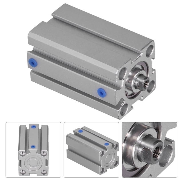 Cilindro neumático, cilindro de aire fino, cilindro de aire de aluminio, cilindro de doble efecto, diseño de última generación
