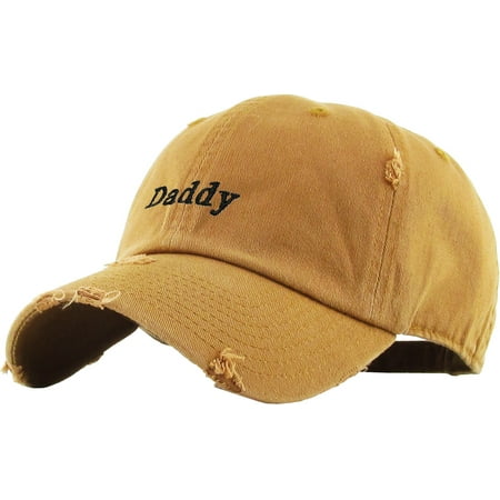 Daddy Dad Hat Vintage Distressed Cotton Adjustable Baseball Cap