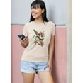 thumbnail image 2 of Piping Flycatcher T-Shirt Women -John James Audubon Designs, Female XX-Large, 2 of 4
