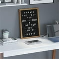 thumbnail image 3 of Flash Furniture Gracie 12x17" 389 PP Letters Wood Letter Board in Torched/Black, 3 of 7