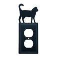 thumbnail image 1 of Village Wrought Iron EO-6 Cat Outlet Cover-Black, 1 of 3