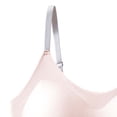 thumbnail image 3 of Teen Girls Training Bra 7-13 Years Bralette Soft Stretchy Fabric Built-in Padding Sports Daily Wear Seamless Smooth One-Piece Seamless Desig Pink 9-10 Years, 3 of 4
