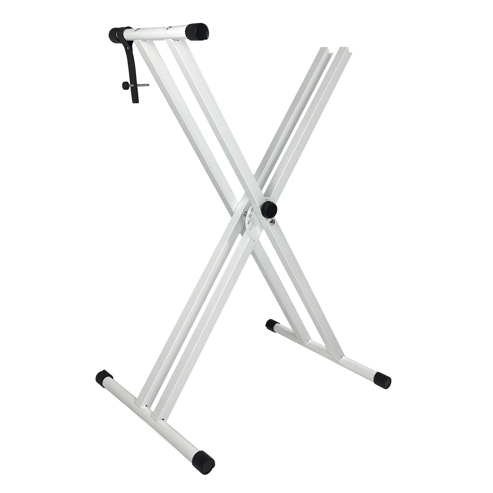 BIBABLYKE Adjusted Electronic Piano Stand, Double Braced Keyboard Stand, Electric Piano Holder Adjusted Stable Keyboard Rack
