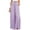 AQ17_Purple, variant on Women's Wide Leg Palazzo Pants High Waisted Flowy Lounge Trousers Cotton Linen Culottes with Pockets Army Green S