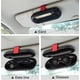 thumbnail image 5 of estuche negro para gafas de coche, soporte retráctil para gafas de sol con visera, estuche multifuncional para gafas con visera de coche con ranura para tarjeta de crédito, 5 of 5