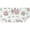 White Unicorn Floral, variant on White Unicorn Floral Pattern Rectangle Tablecloth 60"x120",Waterproof Polyester Rectangle Table Cloth, Wipeable Spillproof Polyester Tablecloth for Dining, Camping, Indoor and Outdoor