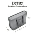 thumbnail image 4 of RTIC Everyday Insulated Tote Bag, 35 Ltr Cooler Bag, Leak-Free Interior, Fits 58 Cans, Smoke, 4 of 5