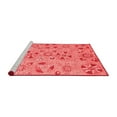 thumbnail image 2 of Ahgly Company Machine Washable Indoor Rectangle Abstract Red Modern Area Rugs, 5' x 7', 2 of 4
