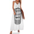 thumbnail image 1 of Vestido sin mangas de basura blanca, ropa de verano, vestido de mujer, ropa de mujer, vestido de fiesta elegante y elegante de Corea para mujer, 1 of 7