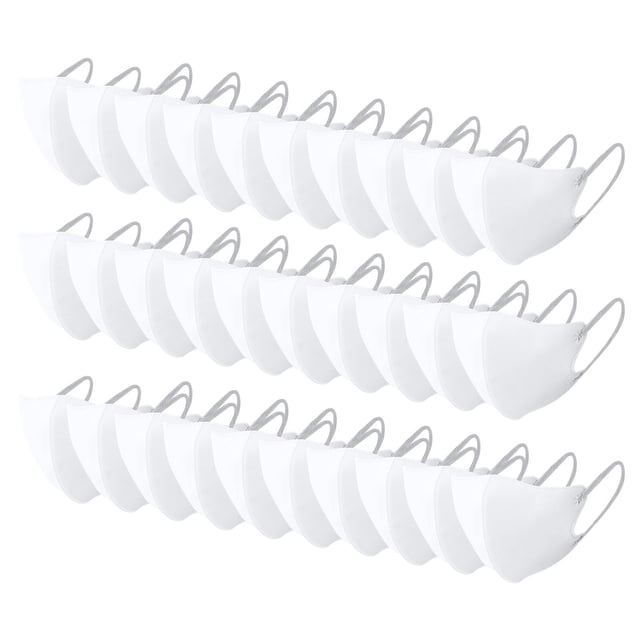 30 unidades de mascarillas protectoras 3D para prevenir la polinosis y las alergias al aire libre, ideales para un uso cómodo. Mascarillas desechables para adultos. Colores. Forma 3D. Transpirables.