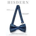 thumbnail image 4 of HISDERN Bow Ties for Men Pre-tied Paisley Bow Ties Pocket Square Set Men's Bowtie Wedding Party, 4 of 8