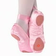 thumbnail image 6 of Yesbay Women Girls Indoor Pointe Soft Sole Gymnastics Ballet Dance Yoga Shoes-Red, 6 of 6