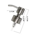 thumbnail image 3 of CATIEBYE 2Ud Bombas Para Dispensadores Uso Doméstico Material Resistente Inoxidable Plata, 3 of 8