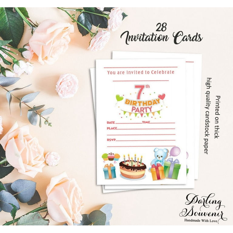 darling-souvenir-white-birthday-invitation-card-28-pcs-fill-or-write-in-blank-invites-printable-party-supplies-5-x-7-inches-walmart-com for Free Printable Invitation Cards For Birthday Party Darling Souvenir White Birthday Invitation Card 28 Pcs Fill or Write In Blank Invites Printable Party Supplies 5 x 7 Inches - Walmart.com for Free Printable Invitation Cards For Birthday Party