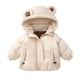 thumbnail image 1 of Gibobby Chaqueta de invierno para niñosNiños Bebé Unisex Sólido Primavera Invierno Lindo Abrigo Con Capucha Chaqueta Acolchada Outwear Ropa(Blanco, 4-5 Años), 1 of 5