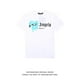 thumbnail image 1 of PALM Palm Angel ANGELS21SS letras de graffiti disueltas LOGO suelta cuello redondo camiseta de manga corta verano para hombresBlanco Azul Claro - Love Graffiti, 1 of 5
