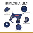 thumbnail image 3 of Tactical Dog Harness Vest with Handle, Military Dog Harness for Large Medium Dogs,No-Pull Service Dog Vest with Hook & Loop Panels,Adjustable Dog Vest Harness for Walking Training, 3 of 6