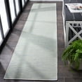 thumbnail image 3 of SAFAVIEH Martha Stewart Hampton Solid Indoor/Outdoor Runner Rug, Green, 2' x 9', 3 of 9