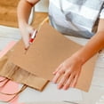 thumbnail image 2 of Label Stickers Brown Kraft Paper for Professionals Office Use 50Sheets, 2 of 8
