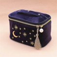 thumbnail image 4 of Neceser cosmético HUOGUO Cute Star bordado en terciopelo, 4 of 5