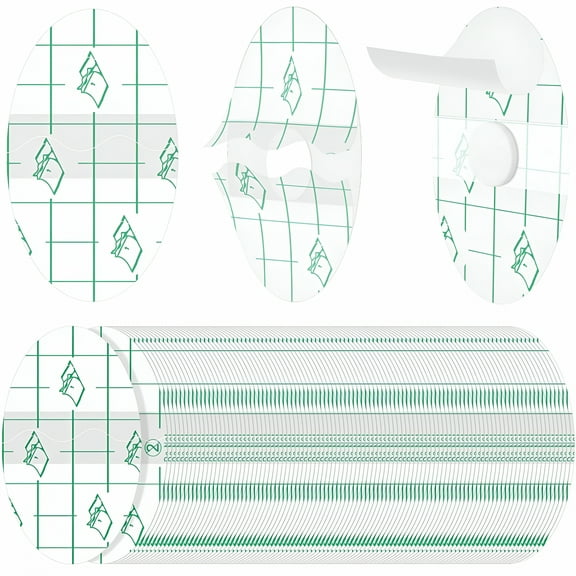 HIBIBUD 120 Pieces Ear Covers Waterproof Baby Shower Swimming Ear Stickers Newborn Ear Plugs Kids Disposable Ear Tape Ear Protectors Showe Surfing Snorkeling and Other Water Sport (Green)