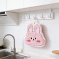 thumbnail image 4 of Cute Animals Shaped Hand Towel Super Absorbent Thickened Hanging Towel Kitchen Bathroom Accessory Ideal Gift For Friend And Family, 4 of 6
