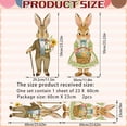 thumbnail image 3 of Fwttom Easter Decorations Easter Stickers Refrigerator Stickers PVC Decorative Graffiti Wall Stickers, 3 of 9