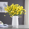 thumbnail image 4 of Morttic 20 Bundles Artificial Calla Lily Flower Plants Outdoor UV Resistant Decoration (Yellow), 4 of 13