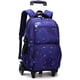 thumbnail image 3 of Mochilas con ruedas Mochila con ruedas para niños escolares Mochila con ruedas Space-Galaxy Roller Bookbag, 3 of 5