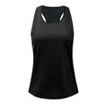 thumbnail image 5 of Messiyo Womens Tank Tops Racerback Tank Tops for Women Workout Tops for Women Athletic Tank Tops for Women Workout Shirts Women Athletic Tops for Women Long Tank Tops for Women Black L, 5 of 7