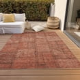 thumbnail image 6 of Addison Rugs Chantille Indoor/Outdoor Transitional Patchwork Salmon Washable Rectangle Rug, 3' x 5', 6 of 6