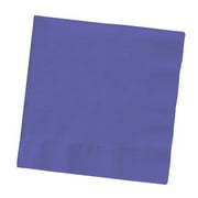 Club Pack of 500 Grape Purple Solid 3-Ply Disposable Lunch Napkins 6.5"