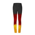 thumbnail image 3 of JXMVOJ Women’s Stretch Yoga Leggings Fitness Running Gym Sports Full Length Active Pants Yoga Full Length Pants - Red,Butt Lifting Leggings, 3 of 4