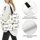 thumbnail image 3 of Fotbe Puppy Bolsa Tote Estética de Lona con Estampado para Mujer - Bolsa Reutilizable de Hombro Casual para Vacaciones, Compras, Trabajo y Gimnasio, 3 of 8