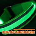 thumbnail image 4 of 2 brazaletes reflectantes LED para correr al aire libre, correas de seguridad de alta visibilidad, brazaletes ligeros y cómodos para caminar de noche, 4 of 7