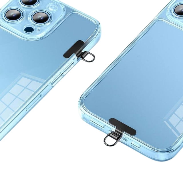 Universal Detachable Phone Case Card Spacer Lanyard - Stainless Steel, Thin & Durable Design