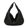 thumbnail image 4 of Bolso tejido a mano de alta gama, bolso para mujer, bolso de hombro con textura informal, bolso de mano de uso versátil, 4 of 6