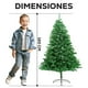 thumbnail image 2 of Árbol de Navidad Fasilyt Pino Navideño 1.2m Altura Artificial Base de Metal 200 Ramas, 2 of 5
