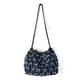 thumbnail image 1 of Bolso Bandolera Tipo Cubo Mujer Denim Plisado Bowknot Con Cadena para Viajes, 1 of 9