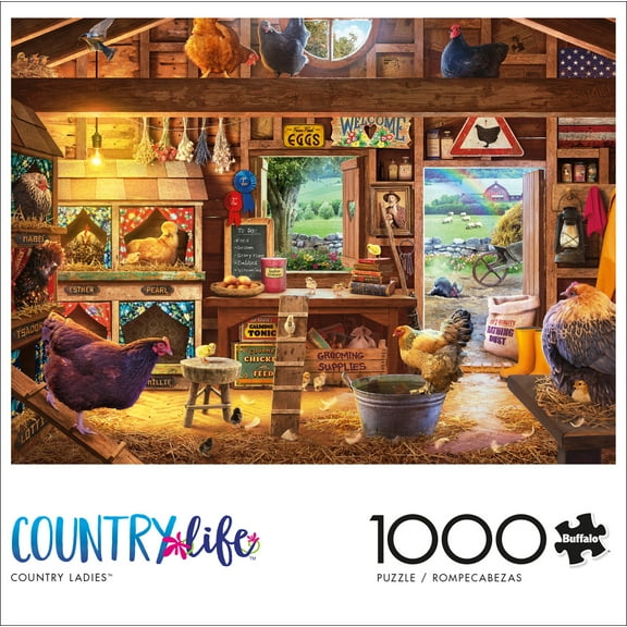 Buffalo Games 1000-Piece Country Life Country Ladies Jigsaw Puzzle