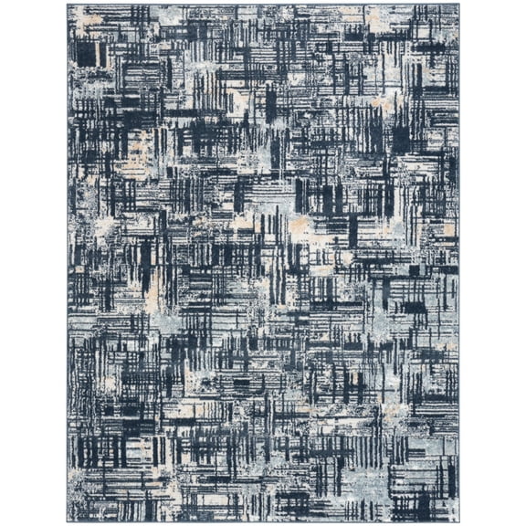 Nourison Dekor 4' x 6' Slate Modern Indoor Rug